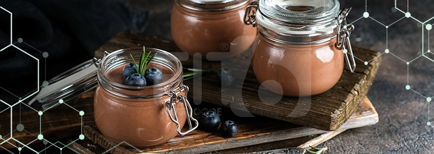 Mousse de café e queijo quark 