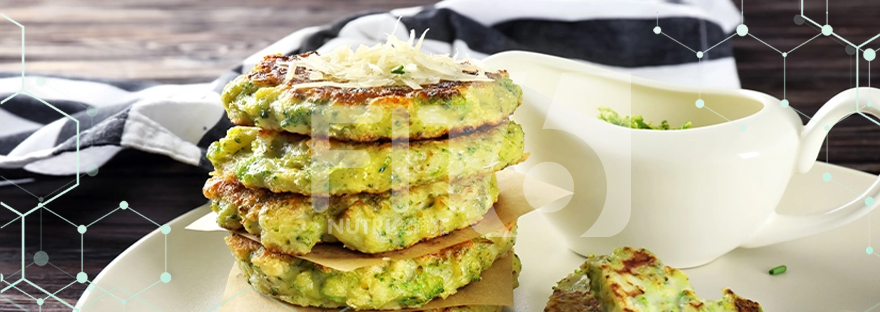 Crepioca de brócolos