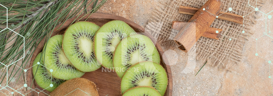 Snack Queijo fresco e kiwi