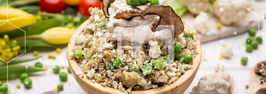 Risotto de Quinoa com cogumelos